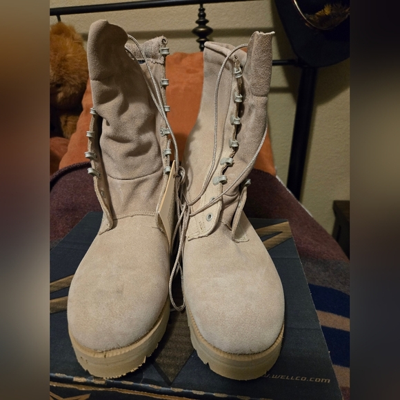 New! Wellco Desert Combat Cold Weather Military Boots Size 10N With Box - Picture 6 of 7